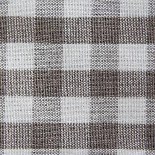 DII® Gray & White Reversible Gingham & Buffalo Check Placemat Set, 4ct.